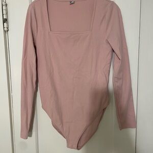 Pink Long Sleeve Bodysuit